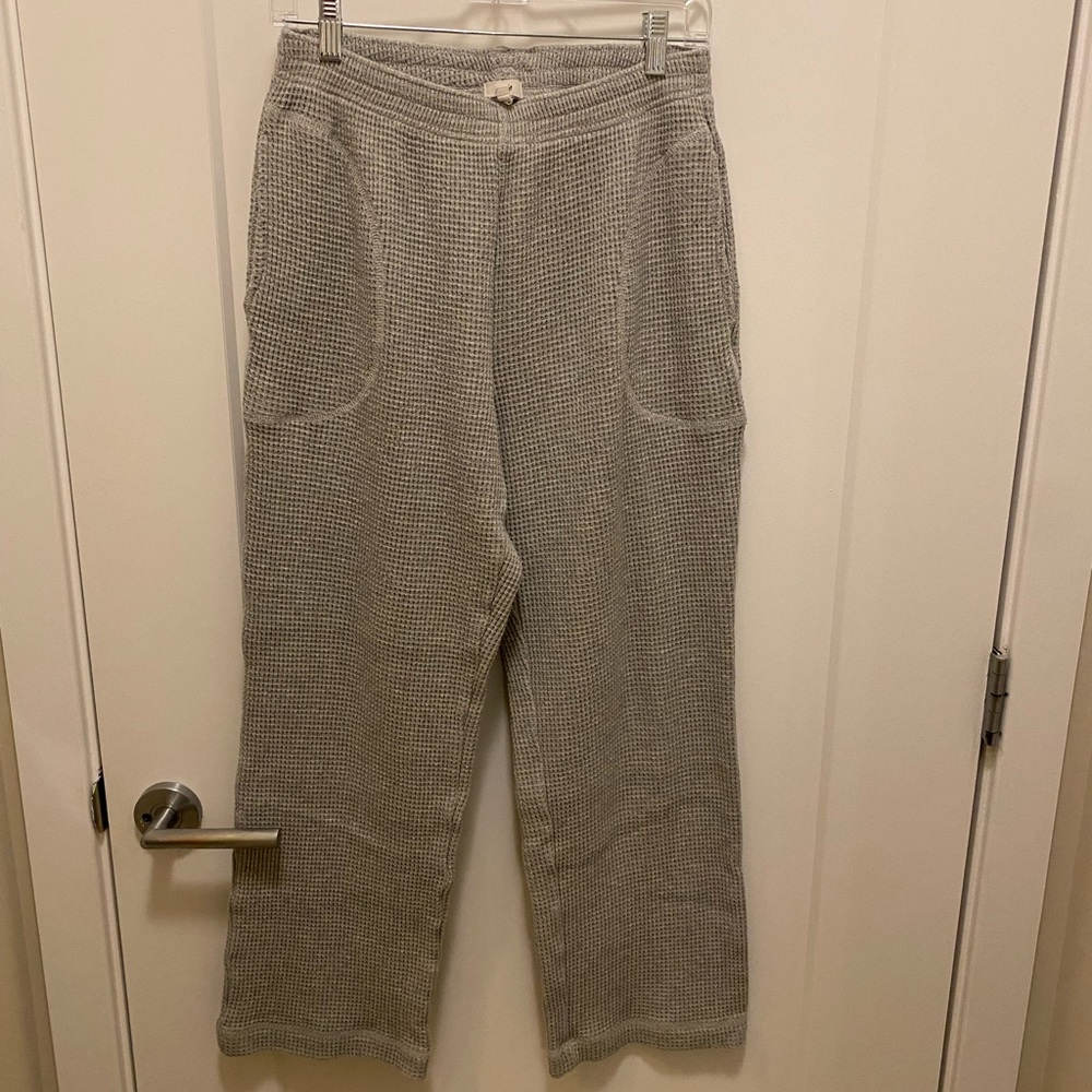 Aerie Straight Leg Waffle Pant